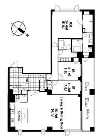 エスティメゾン元麻布 302
