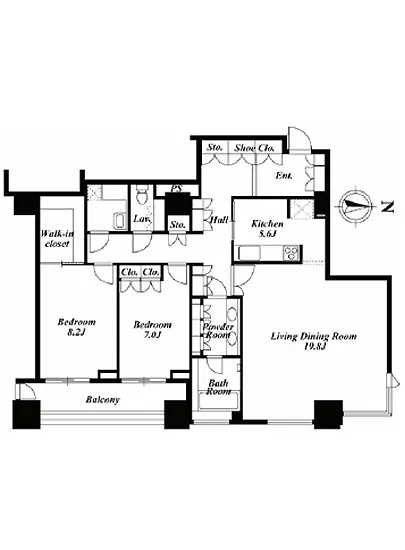 シティタワー高輪 33F