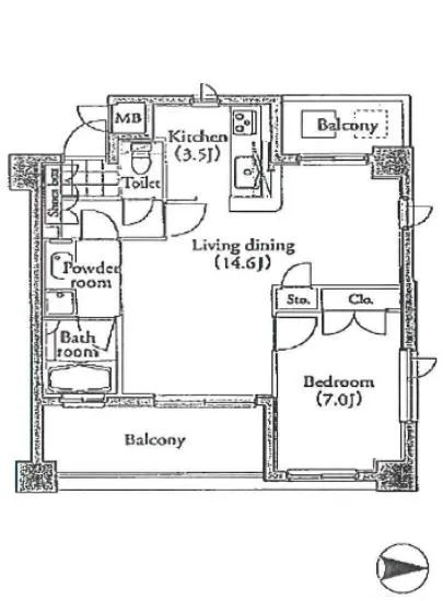 プラチナコート白金高輪 203