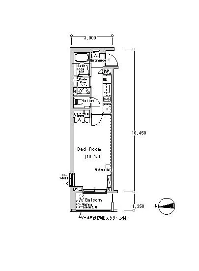 フロンティアレジデンス南麻布 421