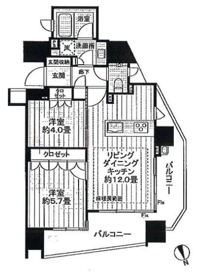 ライオンズ麻布十番スペリア 401
