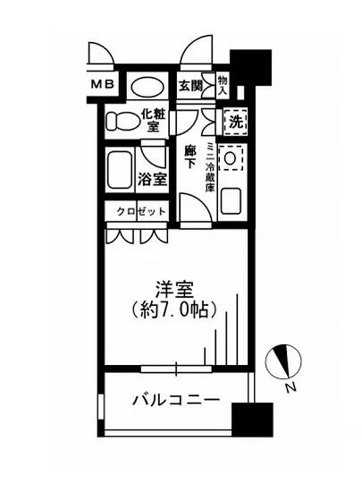 フォレシティ麻布十番 802