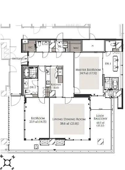 ベルジュ三田 2703
