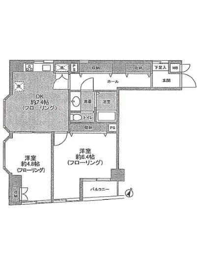 麻布十番シティマンション 204