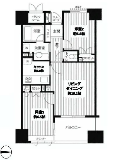 コスモ白金シティフォルム 1303