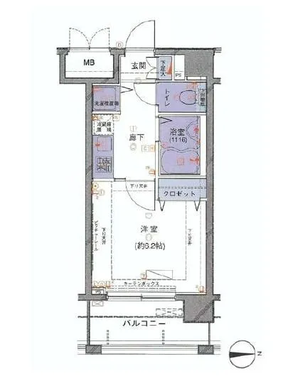 ラグジュアリーアパートメント三田慶大前 302