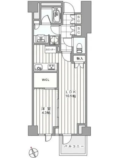 ブランズ六本木 307