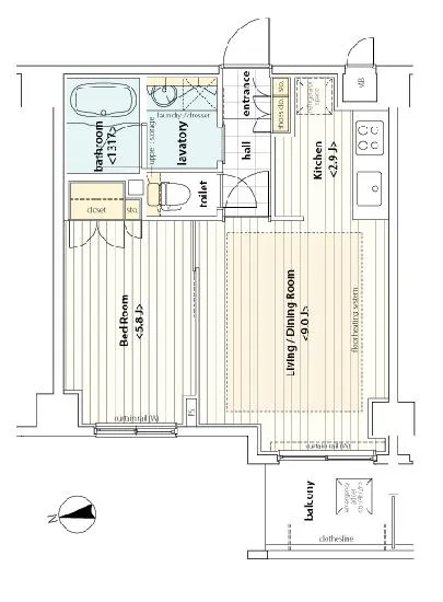 カスタリア麻布十番 404