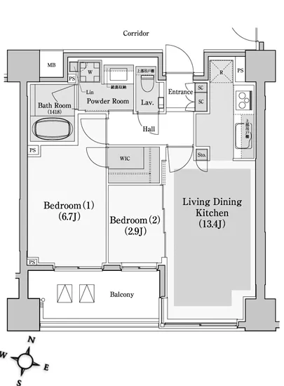 コンフォリア赤坂 303