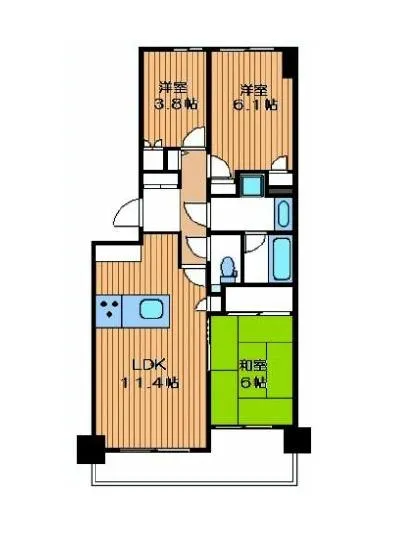 高輪パークホームズ 8階
