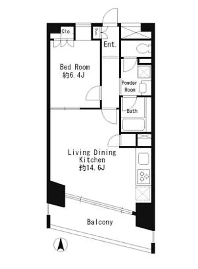コンフォリア芝浦バウハウス 602