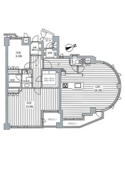グランシティ三田三ノ橋 406
