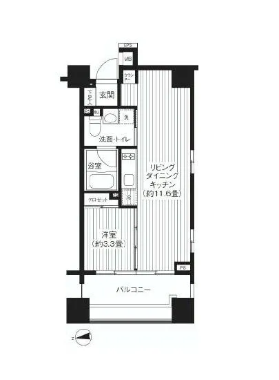 コスモグラシア芝大門 1002