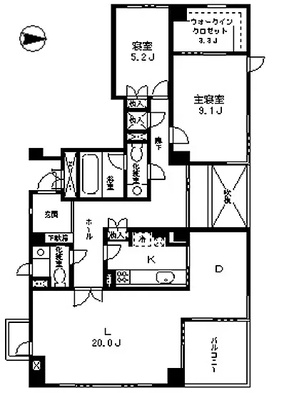 フラッツK西麻布 203
