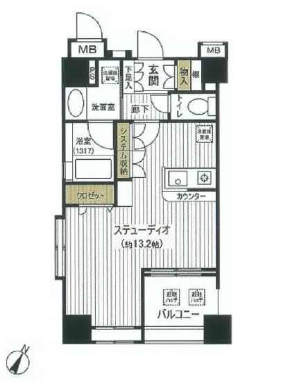 デュオ・スカーラ西麻布タワー イースト 12階