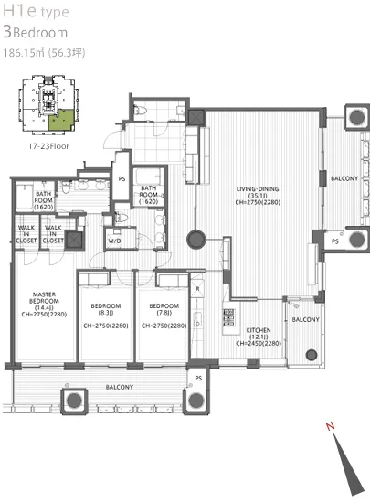 六本木ヒルズレジデンスC棟 2003