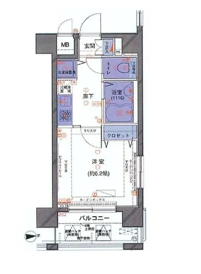 ラグジュアリーアパートメント三田慶大前 703