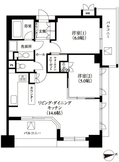 アクシルコート島津山南 1205