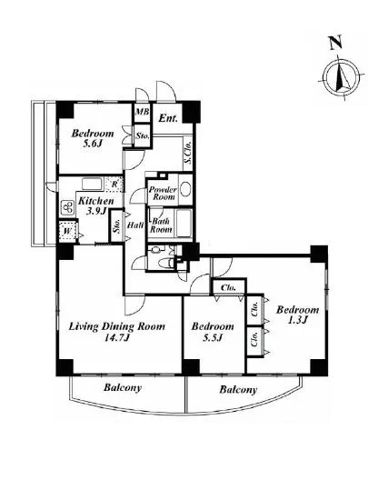 ヴィラージュ南青山 13階