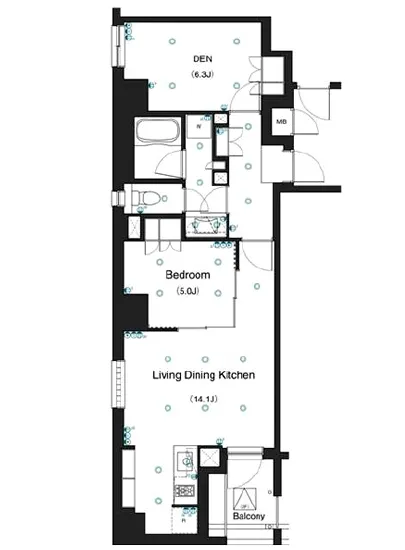 アパートメンツ不動前 202