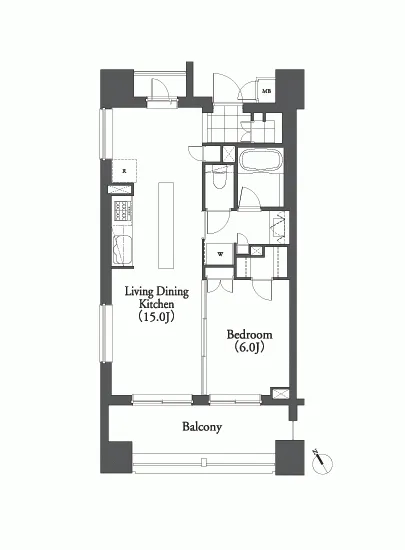 アパートメンツ三田 301