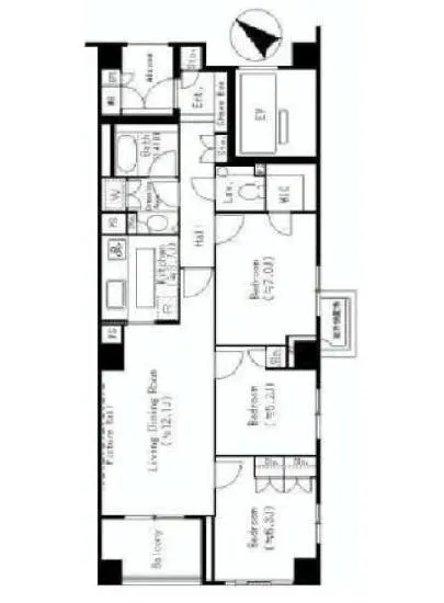 レジオン白金クロス 2階