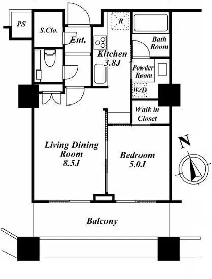 パークコート麻布十番ザ タワー 29F