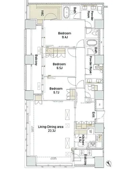 SAION SAKURAZAKA 18F