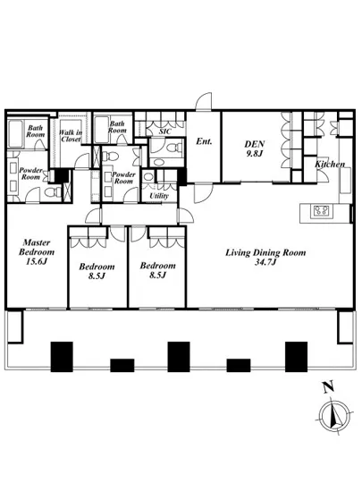 ラ・メール三番町レジデンス 1505