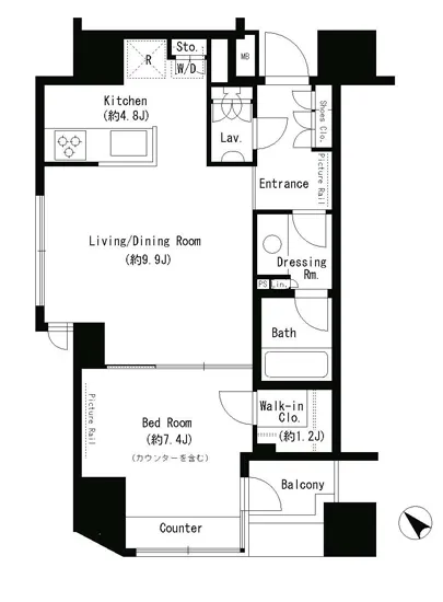 パークアクシス溜池山王 802
