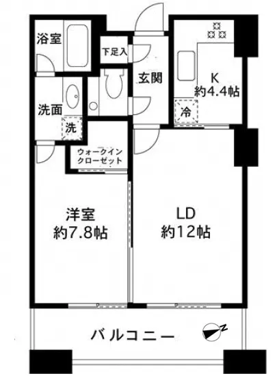 虎ノ門タワーズレジデンス 1104