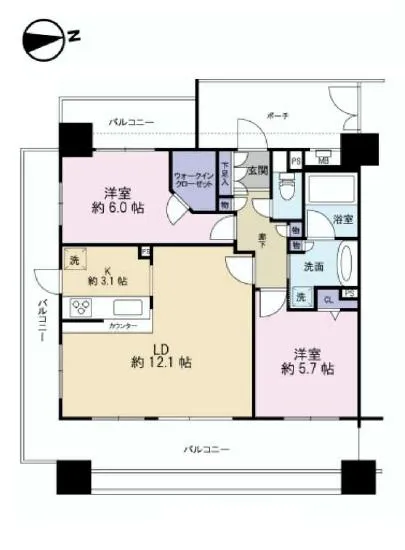 スカイクレストビュー東京 1107
