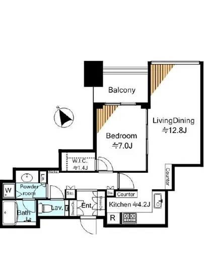 シティタワー麻布十番 1714