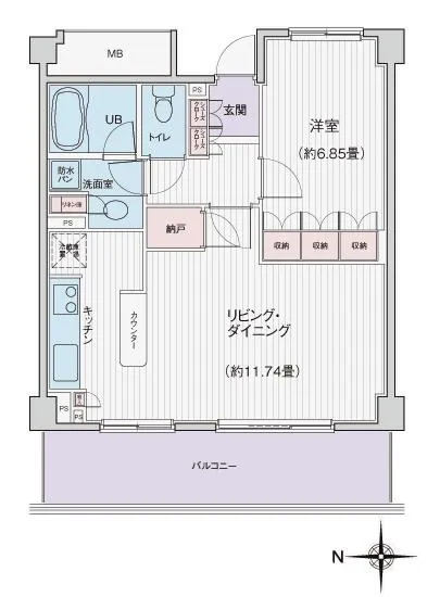 ブライトイースト芝浦 507