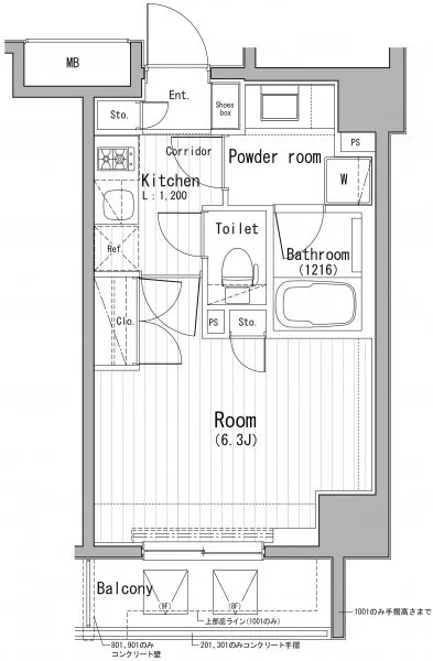 シーフォルム東麻布 201