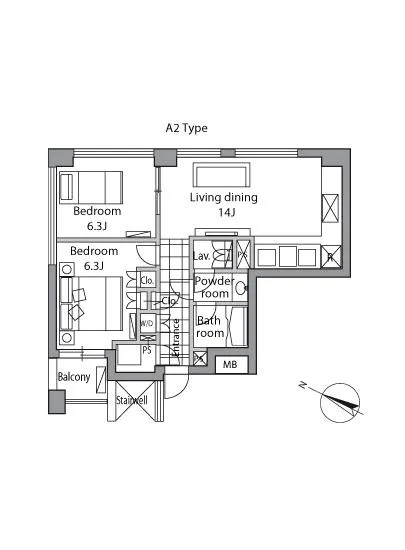 レジディアタワー乃木坂 1101