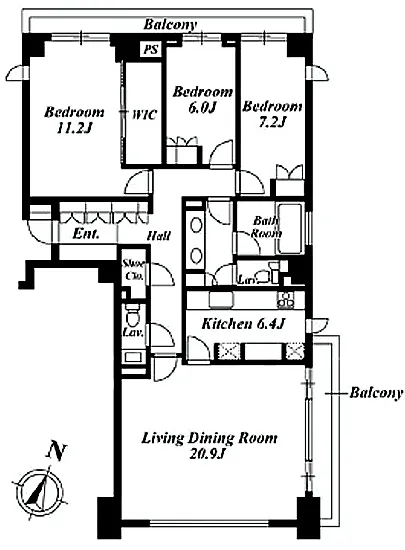 クラッシィハウス高輪 2F