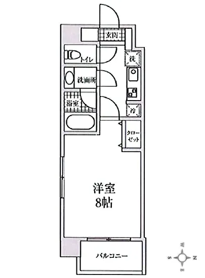 ブリリアント三田慶大前 804