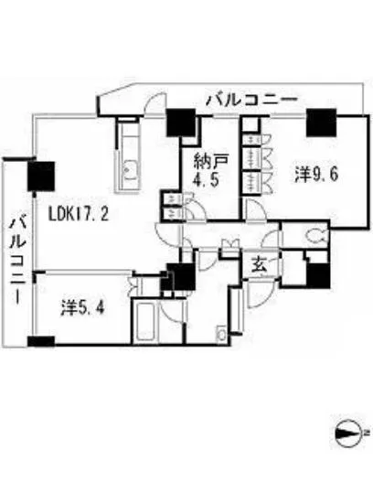 パークキューブ愛宕山タワー 2702