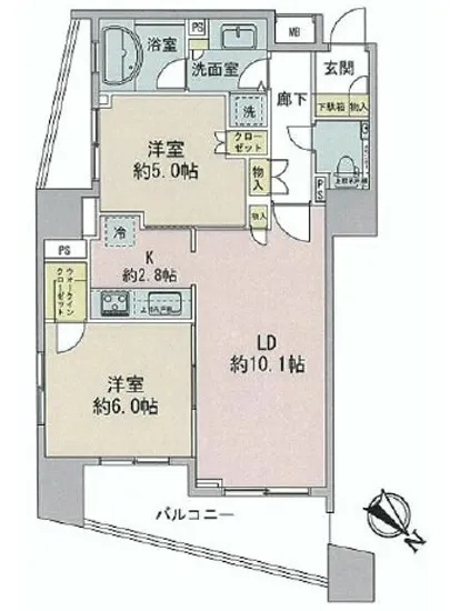 グランスイート南麻布 5F