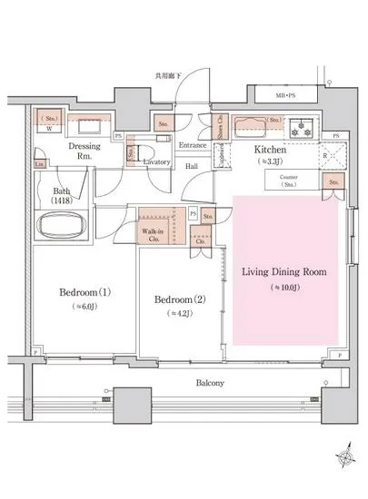 クラッシィスイート赤坂 1004