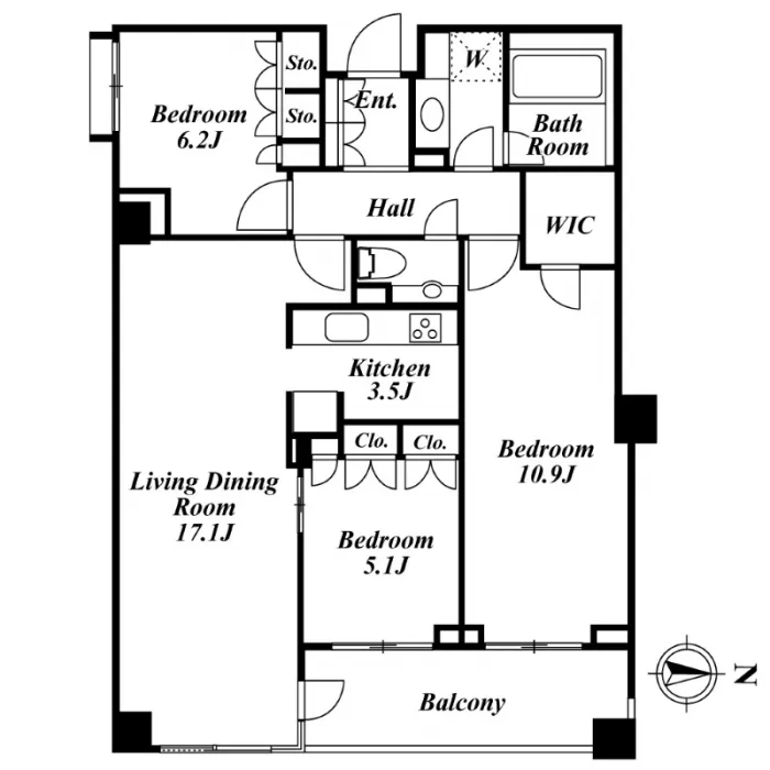 コスモリード南麻布 202