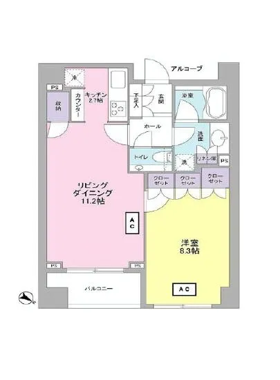 ブランズ赤坂 2F