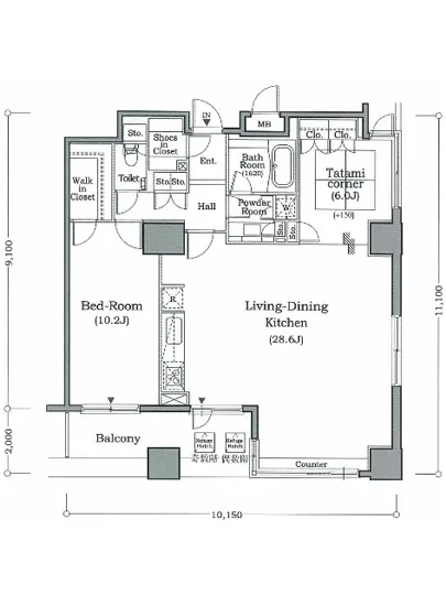 ホライズンプレイス赤坂 1603