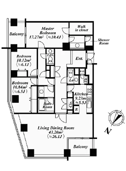 グリーンパーク赤坂 28F