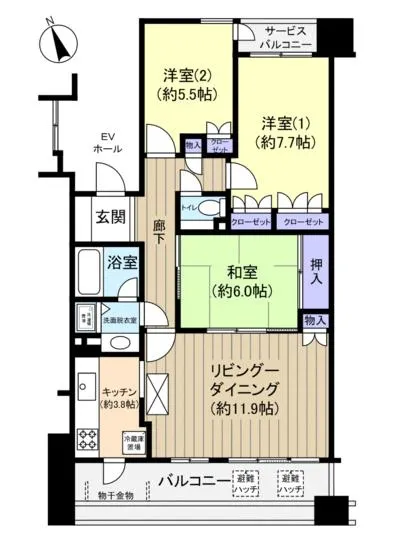 ファミールグラン三田伊皿子坂 313