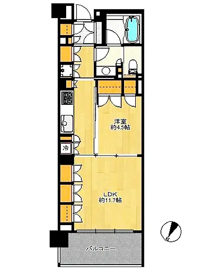 パークホームズ白金高輪アーバンレジデンス 4F