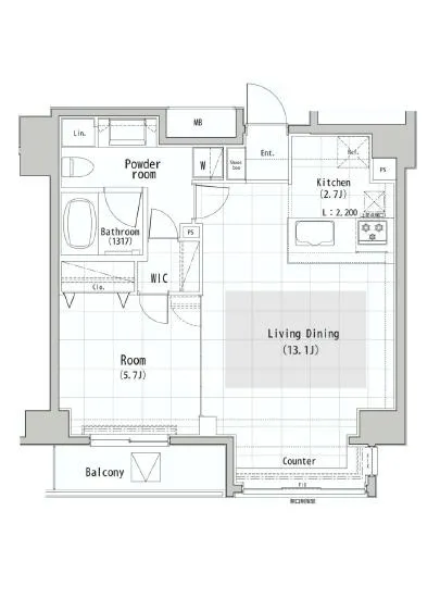 シーフォルム東麻布 1101