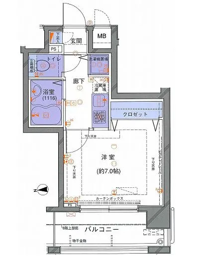 ラグジュアリーアパートメント三田慶大前 805