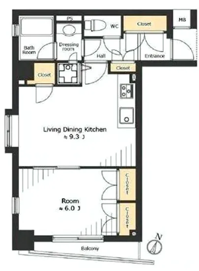 ジェイパークステーション田町 702